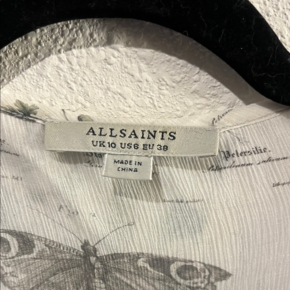 AllSaints Penny Rebirth Blouse Women’s 6 - Picture 4 of 4